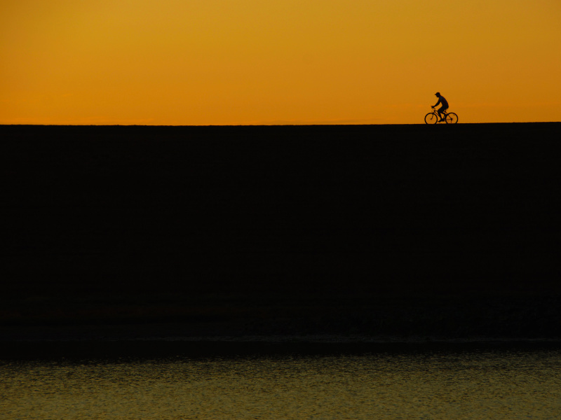 Bike at Sunset